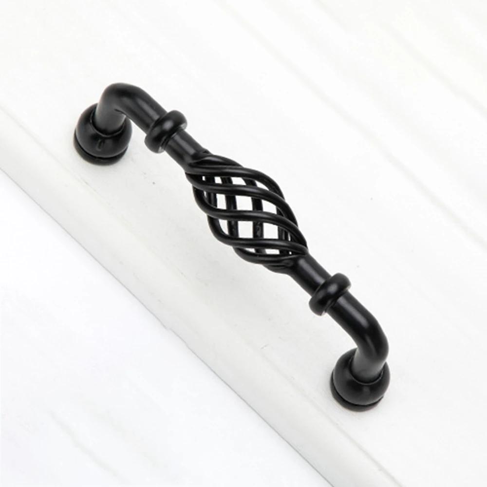 Antique Bronze Birdcage Home Hardware Cupboard Wardrobe Handle Pull Drawer Knobs Door Knob Furniture Handles Cabinet Pullers