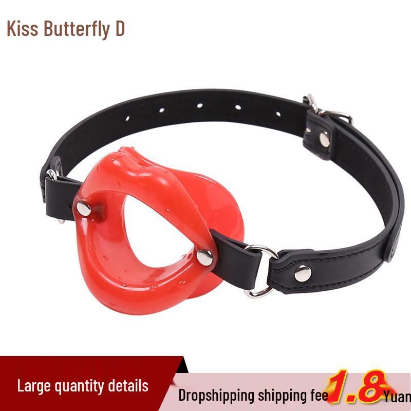 Open Mouth Gag Ball - Drool Trainer & SM Toy for Female Slave