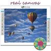 5D DIY Diamond Painting Cross Stitch Hot Air Balloon Diamond Embroidery Mosaic Wall Art Home Decoration