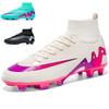 Football Shoes Men's High Top Long Nails Broken Nails Artificial Turf Student Youth Game Sneakers