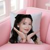 Popular fashion Elegant Chinese actress LLi Qin Cushion Cover Pillow Case Soft Friendly Fabric  Concealed Zipper
