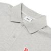New MLB Base Logo Polo Shirts Men's Gray 3LPQH1023-43MGS