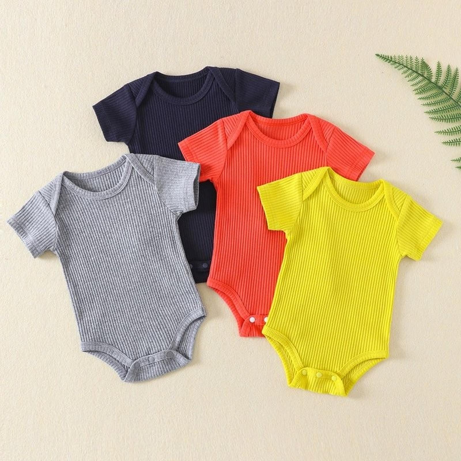 

Infant Toddler Girl Fashion Collar Onesie 18M жовтий