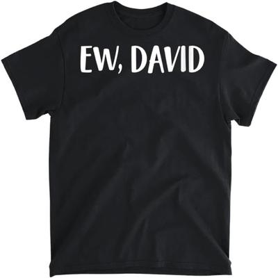 Dames Ew David V-hals T-shirt, Longsleeve Shirt, Sweater, Hoodie Unisex Volwassen Maat Gemaakt in Canada