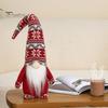 Ozdoba Świąteczna w Pudełku Prezentowym Dekoracja Świąteczna Krasnal Boże Narodzenie, Pluszowy Tomte Szwedzka Figurka, Miękka Skandynawska Przytulna Dekoracja Wiejska Lalka Krasnala dla