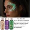 Body Glitter Gel Waterproof Eye Glitter for Girls Body Glitter Gel Sequin Glitter Eyeshadow Glitter Body Gel for and Parties Set, - Kit, 3-Color Gel,