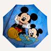 1pc Mickey Mouse,Classic Cartoon Automatic Folding Umbrella: Compact 8-Bone Design Cartoon Outdoor Travel Companion, Business Umbrella, Chri