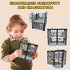 1 Set Double Layers Cage Building Block Toy Educational Closed Prisoner