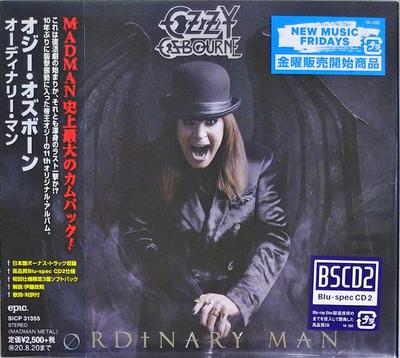 CD OZZY OSBOURNE - Ordinary Man SICP31355 Epic 2020 Japan Rock Used