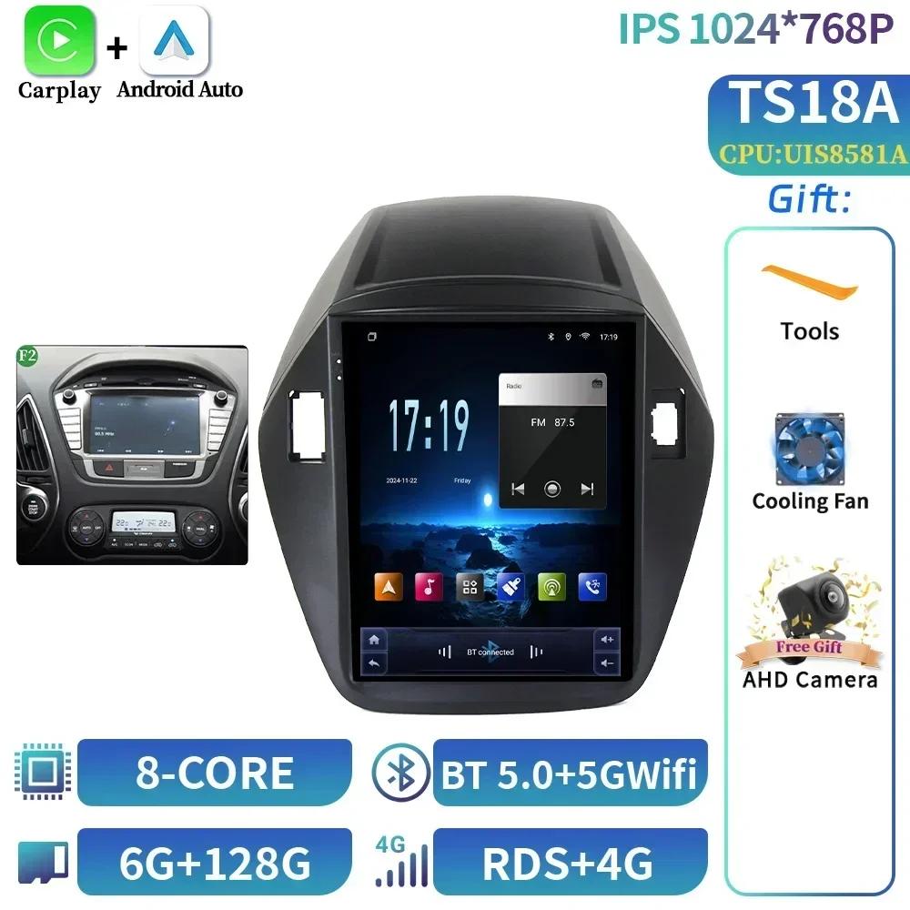 9.7" For Hyundai Tucson IX35 2009-2015 Car Radio Multimedia Navigation Wireless CarPlay 4G GPS Central Android Multimedia Screen