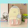 Large Capacity Nylon Backpack With Cute Rabbit Ears For Girls And Boys Daily Carry