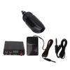 Tattoo Pen Kit LCD Display Dual Mode RAC Connector Rotary Short Tattoo Machine Set Black