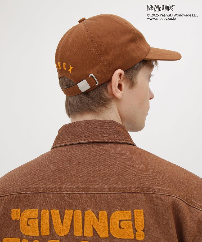 AVIREX x WORK CAP PEANUTS MEN'S F 050 BROWN 783-5274025
