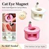 Aggiornamento Magneti per Unghie Occhio di Gatto Rotanti Completamente Automatici Magnetismo Forte per Perline di Vetro Ampio Effetto Luce Attrazione Magneti per Unghie