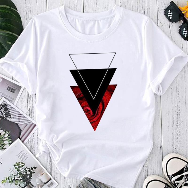 Mingxin cross-border supply chain loose large-size T-shirt round neck short-sleeved women's tide brand European and