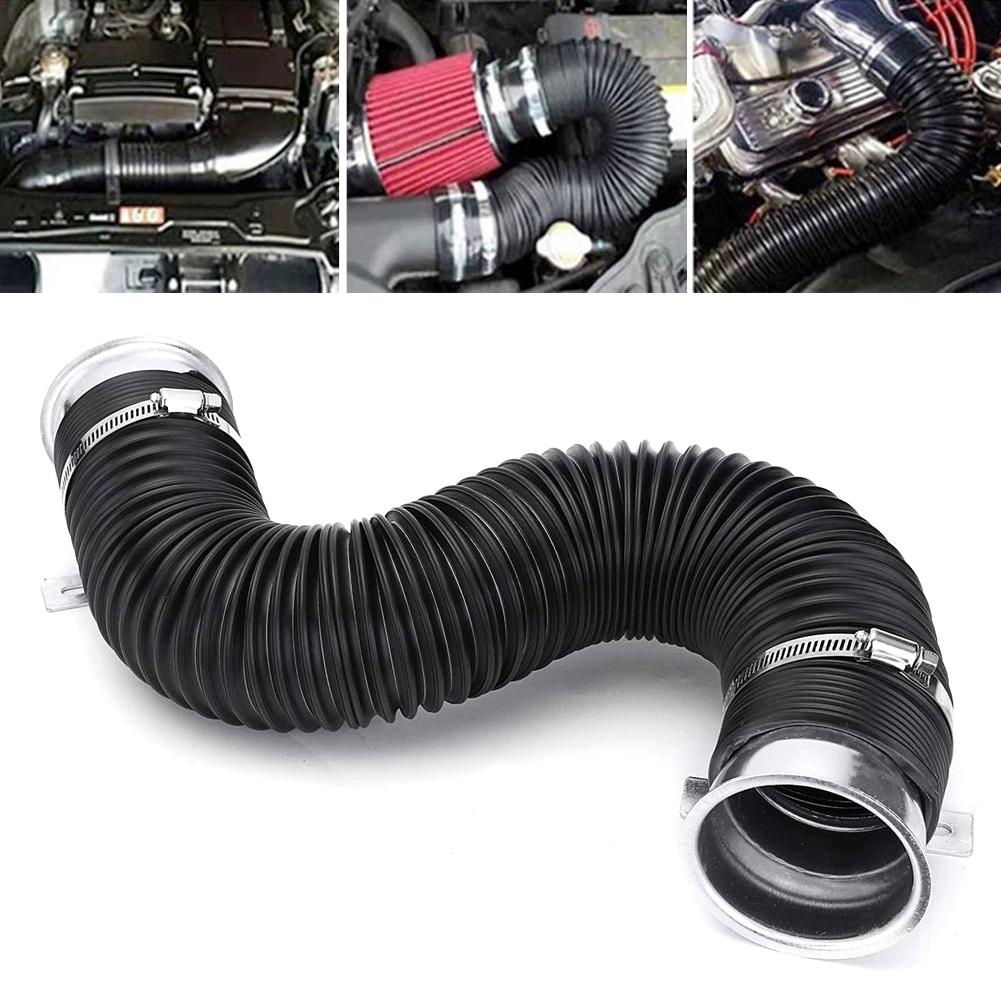 76mm Car Modification Supplies Telescopic Tube Ventilation Tube Intake Air Pipe Expandable Cold Air Intake Kit
