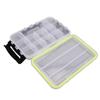 Transparent Plastic Storage Box with Removable Divider Fishing Tackle Fish Hook Protection Box