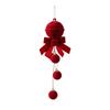Delicate Velvet Christmas Ball Flocked Christmas Hanging Ornaments  Home Decor