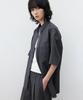 SUARE WOMEN Boy Oversized Half Shirt Charcoal