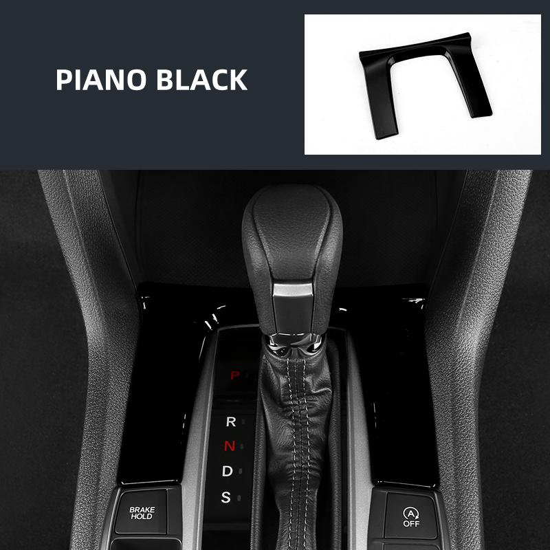 For HONDA 2016-2021 10th Civic Sedan Hatchback AT Gear panel decorative sticker Accessories