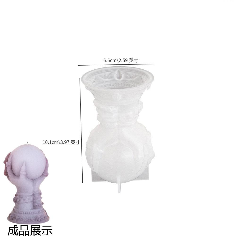 

3D Witch Hand Candle Silicone Mold Ghost Claw Rose Ball Halloween Skull Wax Crafting Mould for Home Decor And DIY Projects
