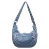 Retro large-capacity foreign-style personalized dumpling bag 2026 spring new fashion college student commuting shoulder messenger bag