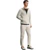 FILA Fitness Fashion Simple Cool Breathable Hooded Long Sleeve Jacket Men jackets Mugwort-Gray A51M521501F-BG