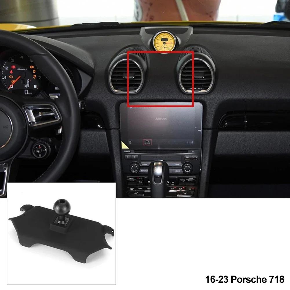 Car Phone Holder Auto Air Vent Stand Dashboard Mount Fixed Bracket Dedicated Base For Porsche 718 918 Macan Cayenne Panamera