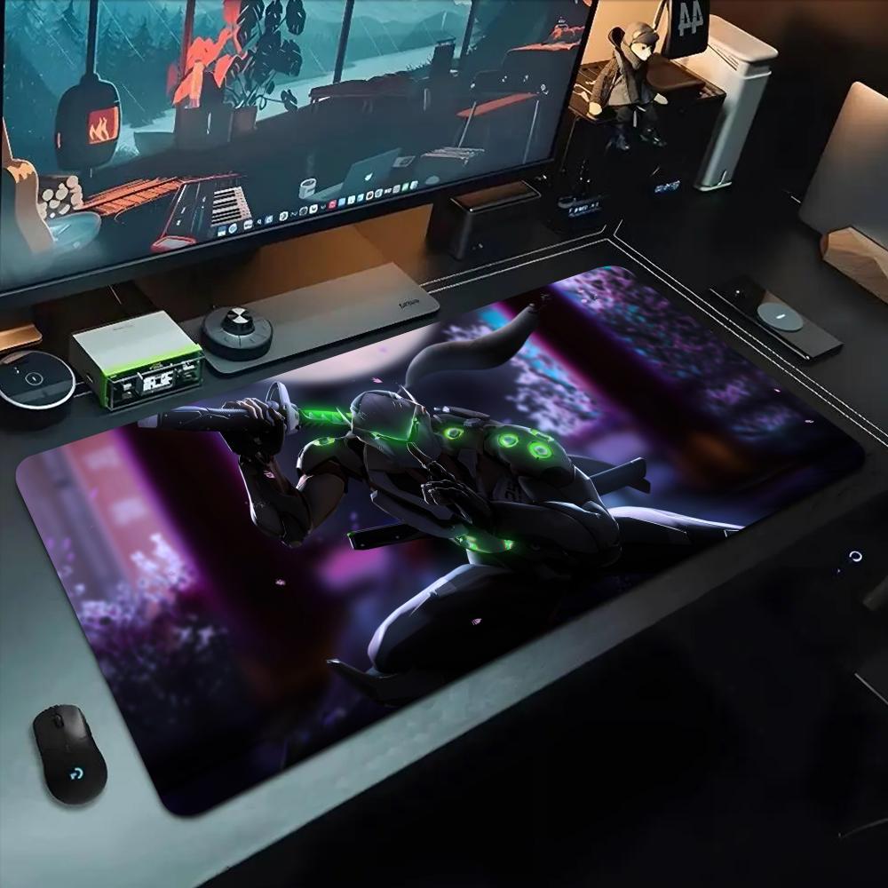 Genji Mouse Pad 500X1000 mm Large Gaming Mousepad Gamer XL Rubber Otaku Keyboard Pad Laptop Desk Mat