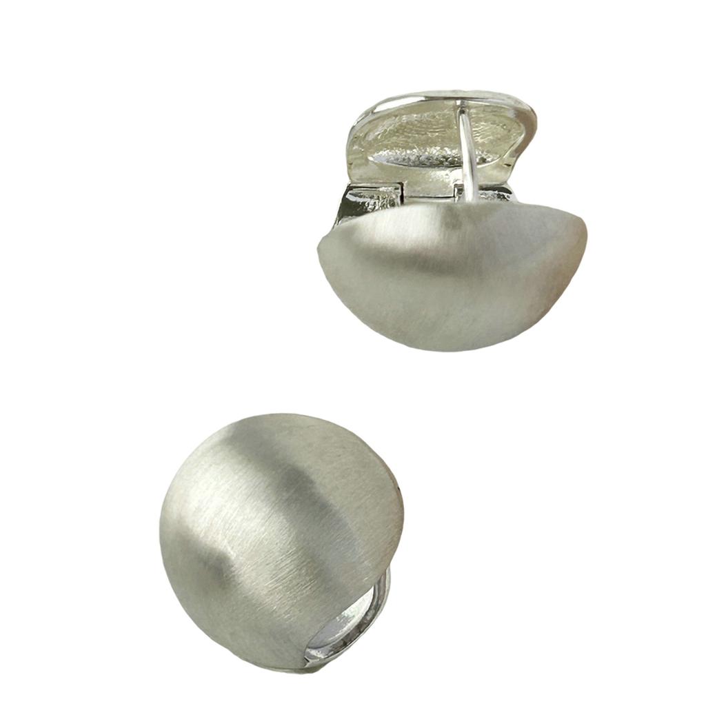 Unique Ball Shape Studs Earrings Ear Studs Fashion Ears Jewelry Copper Texture Suitable for Various Occasion Wear