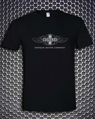Morgan Motor Logo Company British Roadster Classic Car Black T-Shirt S M L