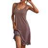 Elegant Lace Nightgown - Comfortable Soft Camisole Sleepwear for Women, Perfect for Spring & Summer.
