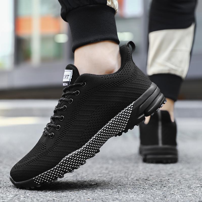 Fashion Summer Men's New Mesh Strap Tennis Sports Running Shoes Large Breathable Work and Leisure Vulcanized Shoes Zapatillas Hombre