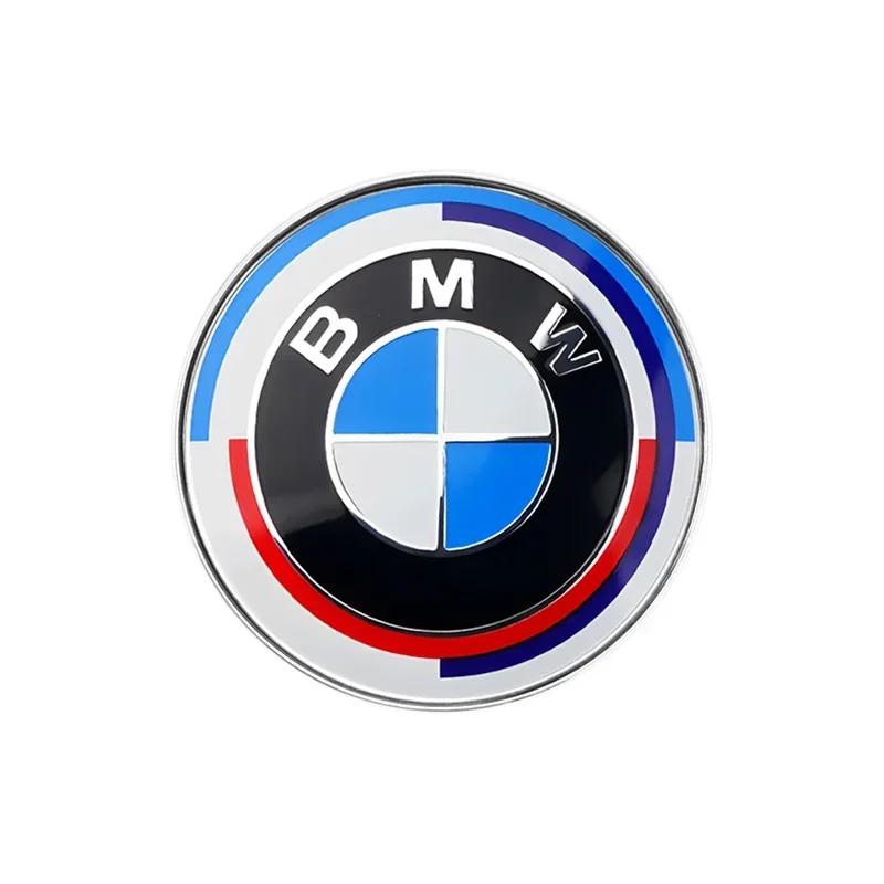 1ks 82mm ABS 2 3 díry Auto Kapota Přední Zadní Kufr Znak Logo Emblem Samolepka pro BMW E87 E46 E28 E60 G20 G03 G05 F10 E93