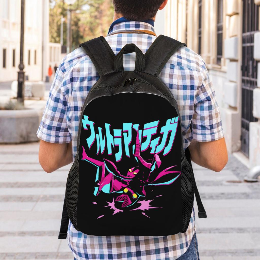 Ultramans Backpack  Women Polyester University Backpacks Soft Kawaii High School Bags Rucksack