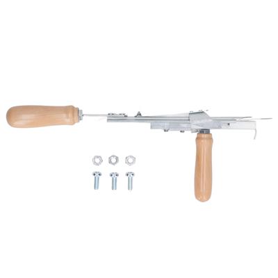 Manual Rug Gun Machine with Beech Wood Handle DIY Rustproof Safe Tufting Machine Manual Speed for