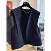 Vests Women Layering Slim Fit Chic Trendy Summer All-match Solid Harajuku Korean Fashion Office Lady Blazer Profession Styl