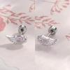 Alloy Wing Ear Studs Portable Comfortable for Sensitive Ears Fashion Jewelry Pieces