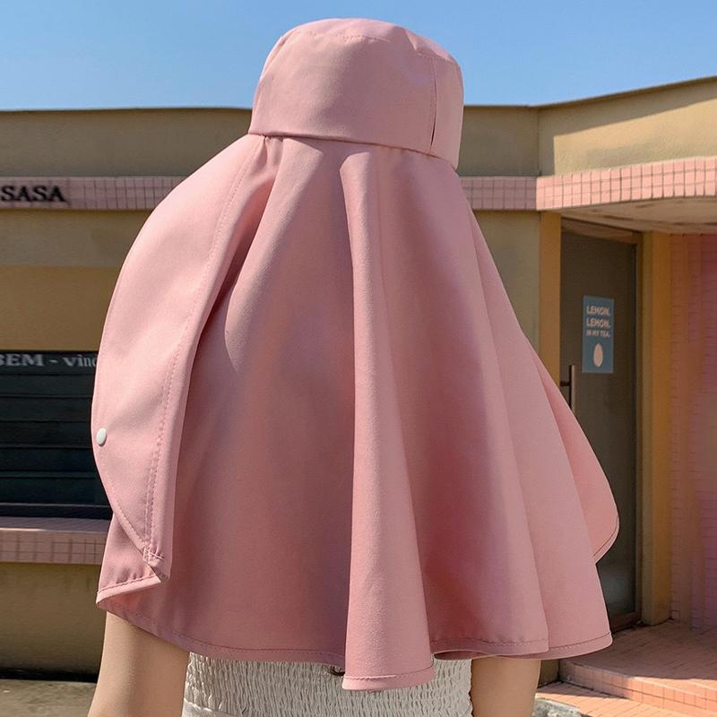 Fashion Sun Protection Quick-Drying Sun Hat With Large Brim Shawl Fisherman Hat For Women