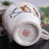 Waza no Kura Stilvolles Tassen-Set Kutani Ware Eulen-Keramik Luxusmarken-Geschirr Hergestellt in Japan