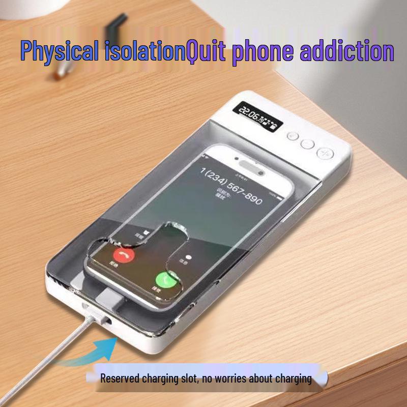 Transparent Phone Lock Timer for Student Time Management and Mobile Self-Discipline