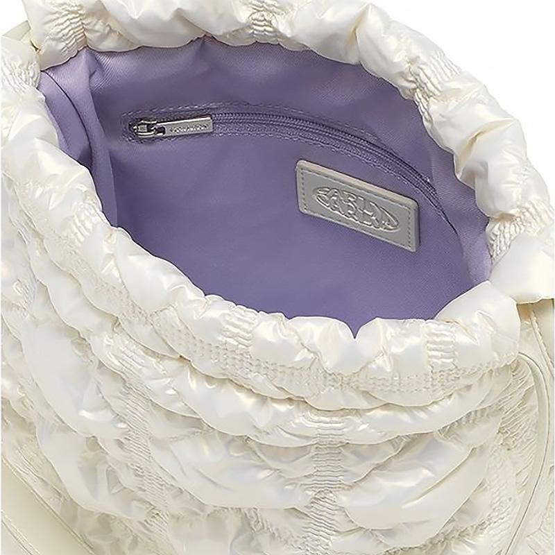 New CARLYN PU Shoulder Bag Mini Women's White WHITE_H74112010I