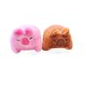 Sweet Plush Capybara Doll Cute Design In Brown And Pink Soft Fur Perfect For Keychains