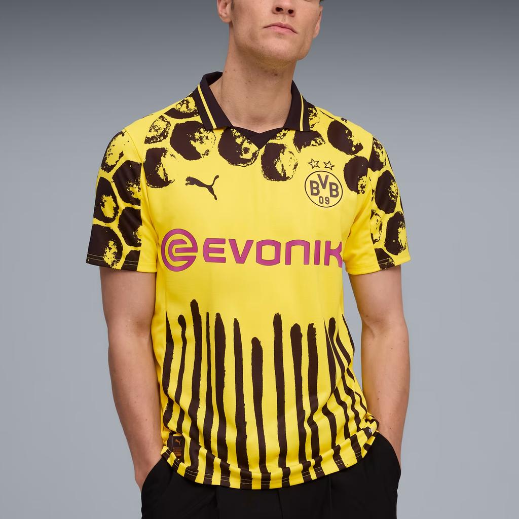 Puma x KidSuper BVB Jersey Replica (Dortmund) Faster Yellow/Puma Black Men Tops 782741-02