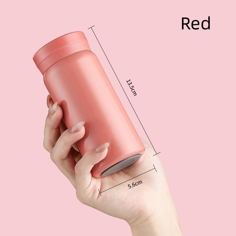 1PCS Tumbler Thermos Cup Milky White Coffee Mug Car Insulated Water Bottle Travel Stainless Steel Vacuum Flasks Drinking Kettle