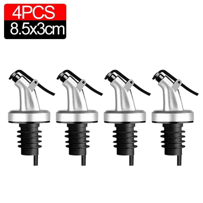 Ölflaschenverschluss, Gummidichtung in Lebensmittelqualität, Weinausgießer-Verschlussstopfen, Abdichtung, auslaufsichere Düse, Sprüher, Schnapsspender, Küchenwerkzeug