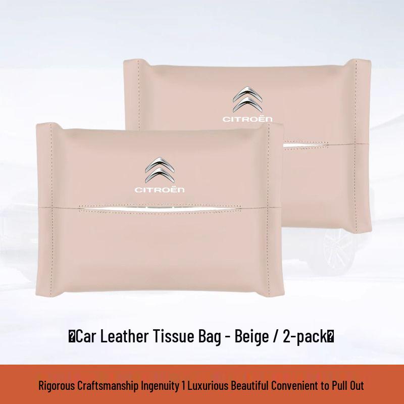 Citroen C6/C4 Versailles Leather Headrest Tissue Box
