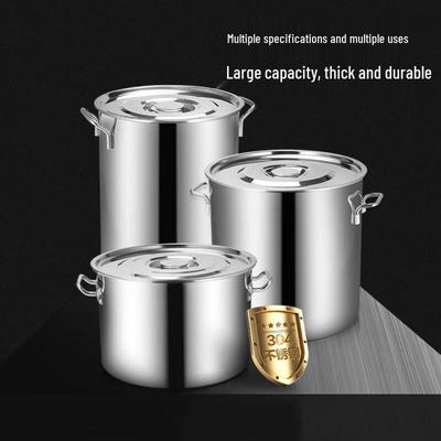 Weilili 304 Stainless Steel Commercial Soup & Storage Pot