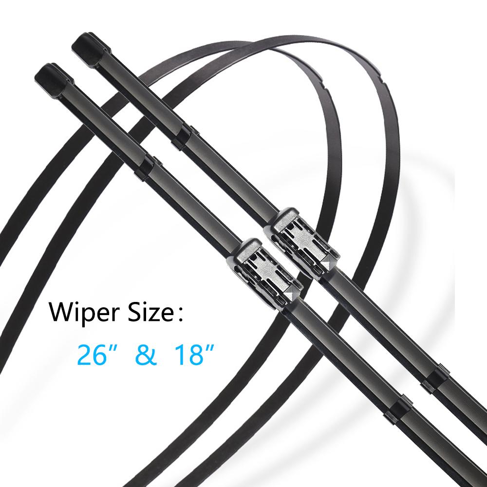 3x For BMW 5 Series G30 G31 2017~ 520i 523i 528i 530i 535i 550i Front Rear Wiper Blades Window Windshield Windscreen