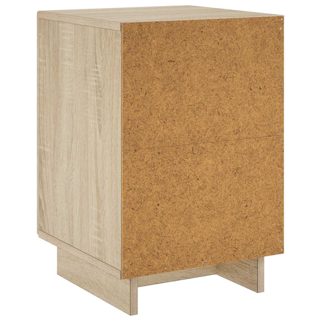 Nightstand Sonoma Oak 33.5 x 34.5 x 50 cm Engineered Wood